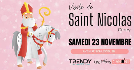 Rencontrez Saint-Nicolas chez Les P’tits Canons à Ciney !
