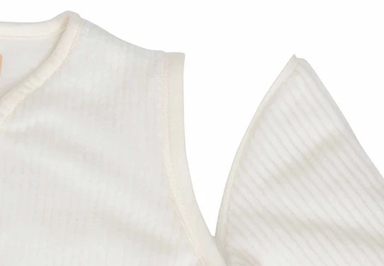 Gigoteuse avec Manches Amovible Ronde 110cm Rib Ivory