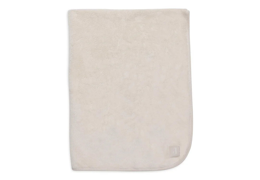 Couverture Berceau 75x100cm Basic Jersey/Sherpa - Oatmeal