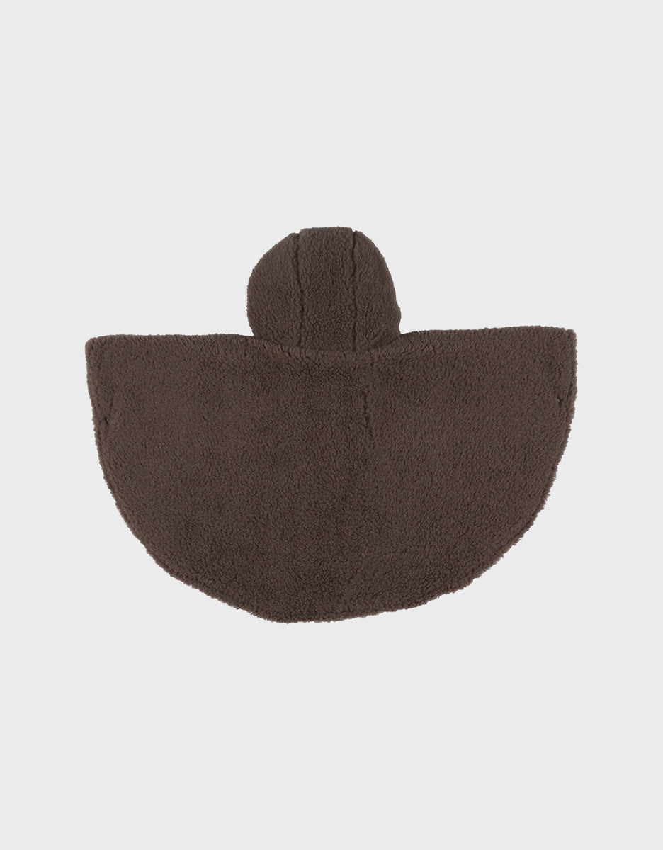 Poncho marron chocolat en Groloudoux®