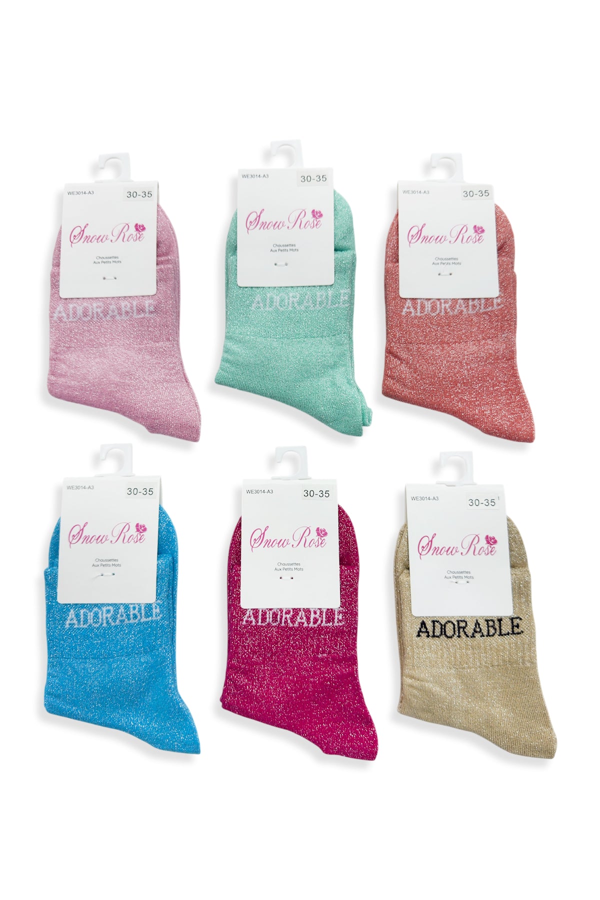 Chaussettes à paillettes ADORABLE