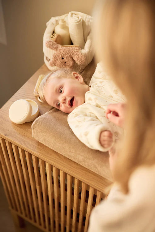 Housse matelas à Langer Éponge 50x70cm - Milky Coffee