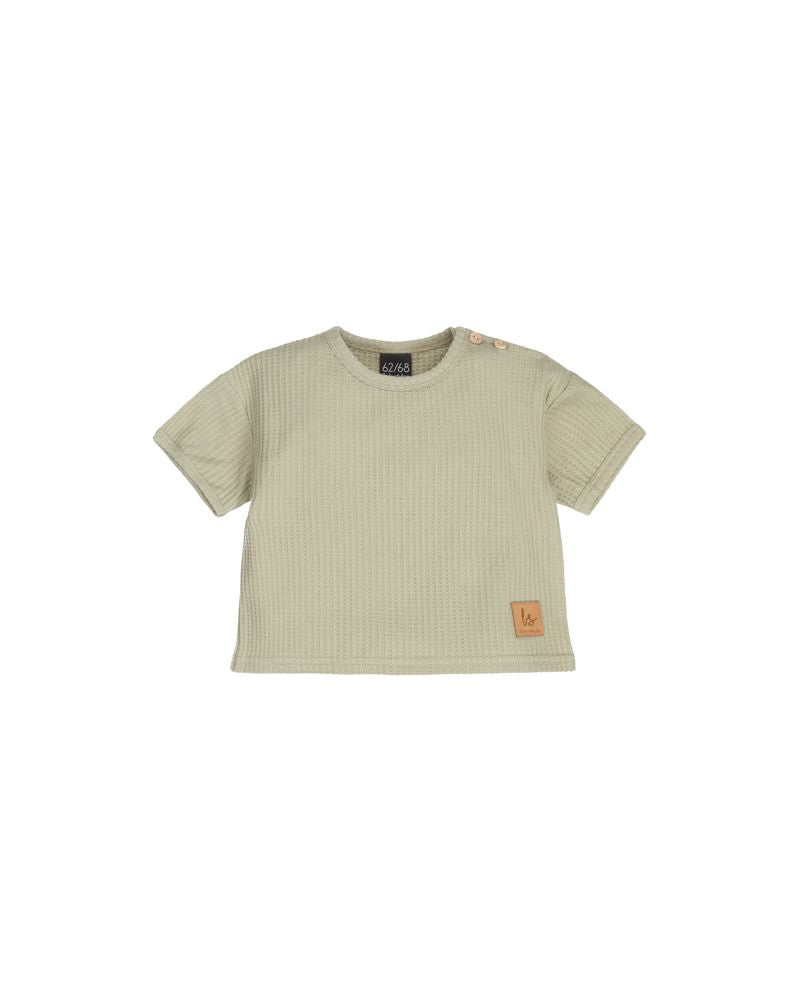 T-shirt Wafel Kaki