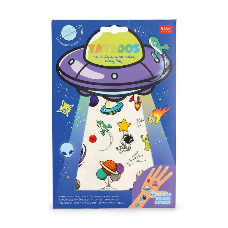 Tatouages éphémères ESPACE