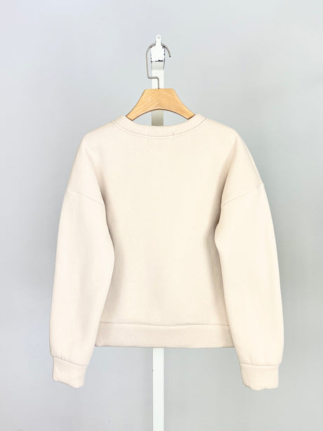 Sweat COEUR Beige