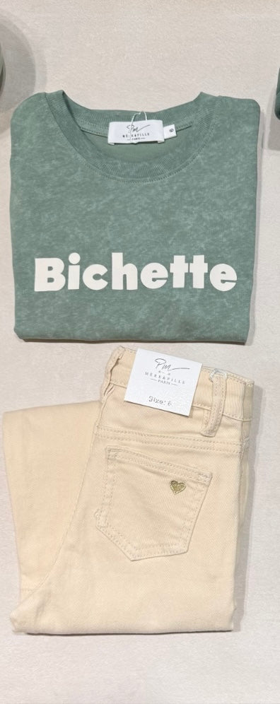 T-shirt BICHETTE vert