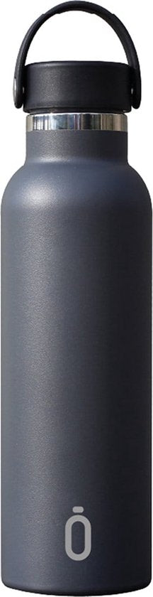 Gourde en céramique anthracite