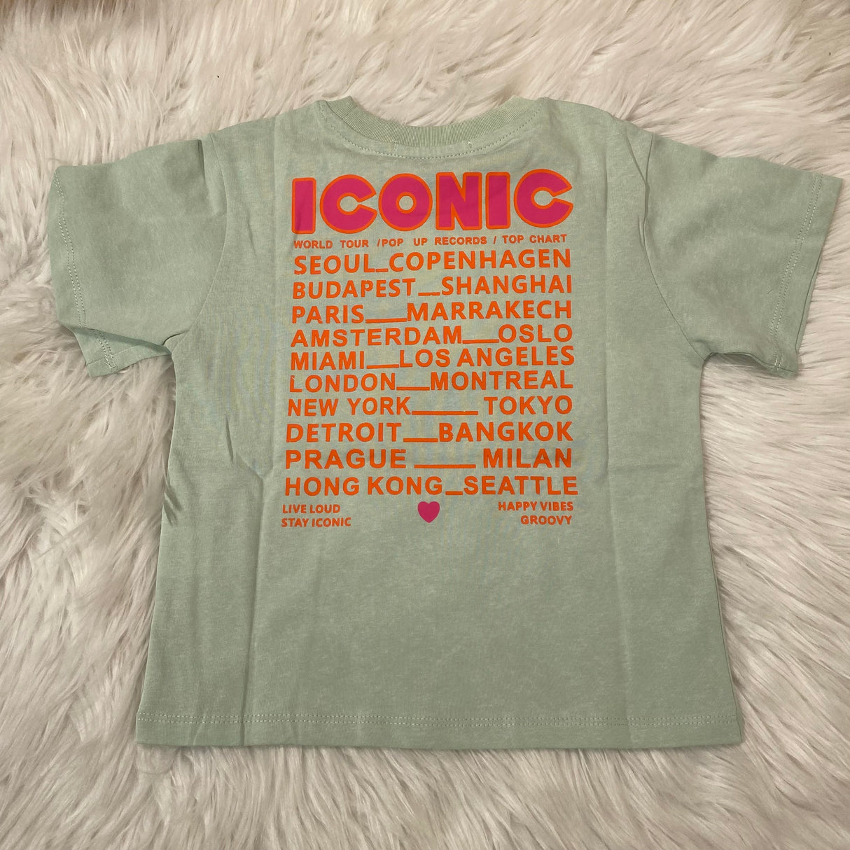 T-shirt ICONIC Vert d’eau