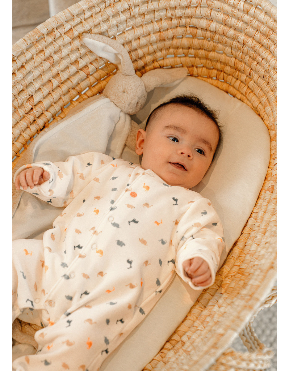 Lot de 2 pyjamas bébé en velours dino