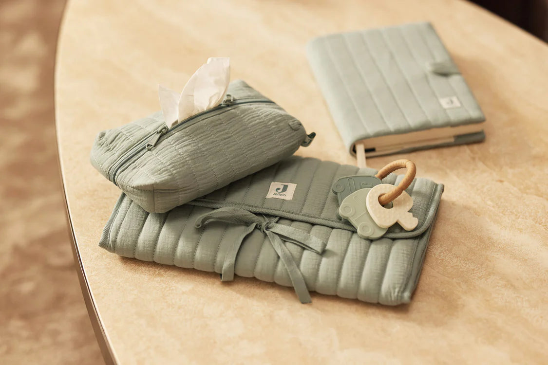 Trousse pour lingettes Sea Green
