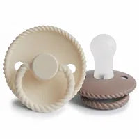 Sucette Silicone Natural (2pack) Chocolate
