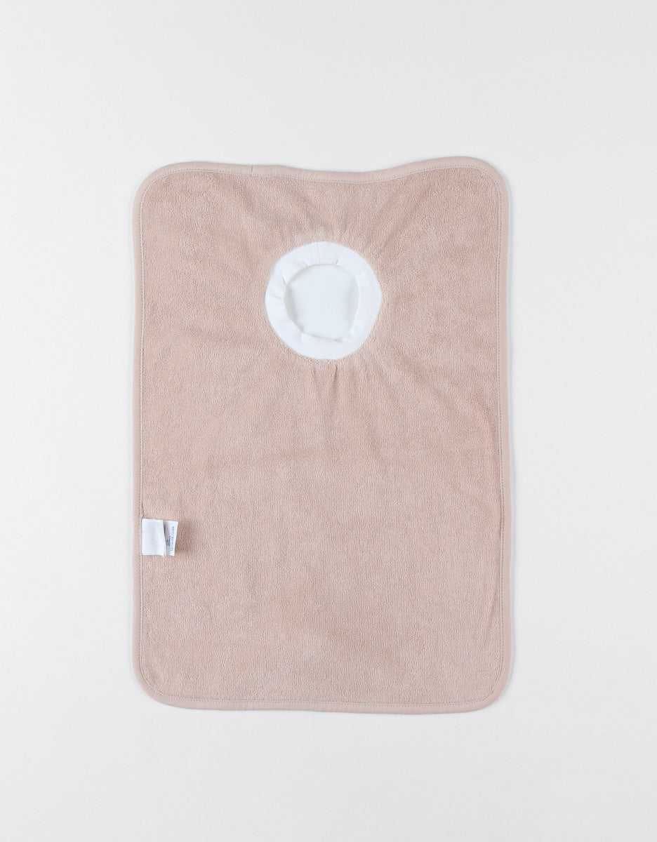 Bavoir funny en éponge Moka, noisette