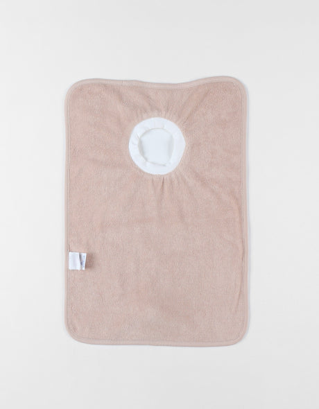 Bavoir funny en éponge Moka, noisette