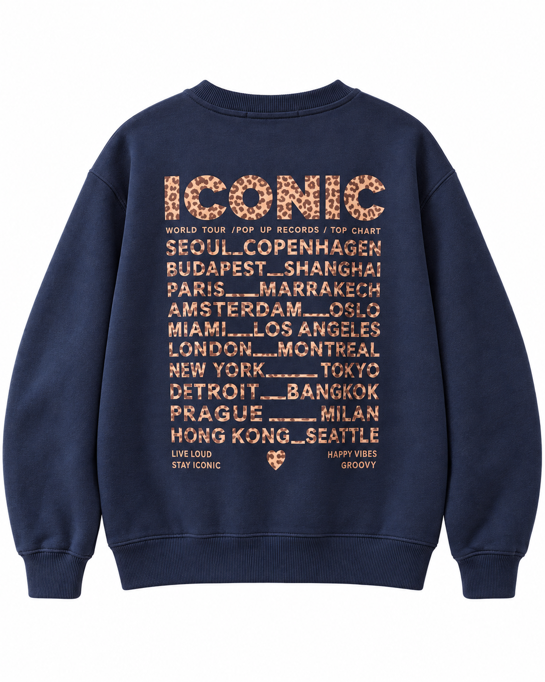 Sweat Iconic Léo Navy