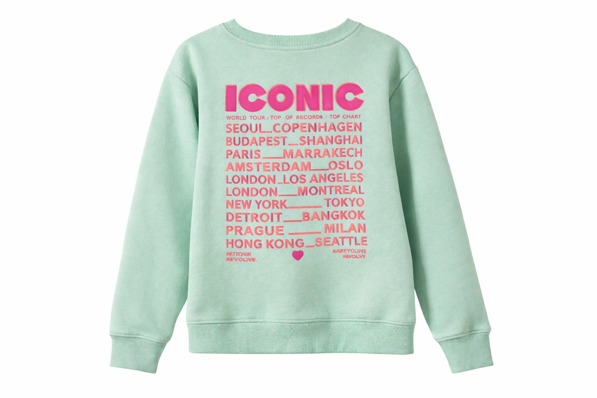 Sweat ICONIC vert d’eau