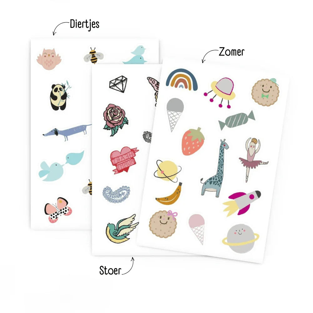 TATTOOS 3+ à la citronnelle (14 pièces) - BE A ROCKER