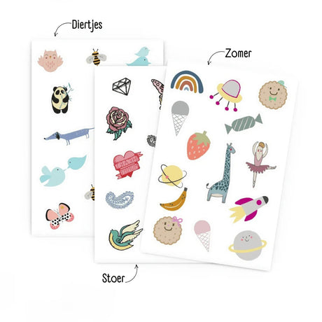 TATTOOS 3+ à la citronnelle (14 pièces) - BE A ROCKER