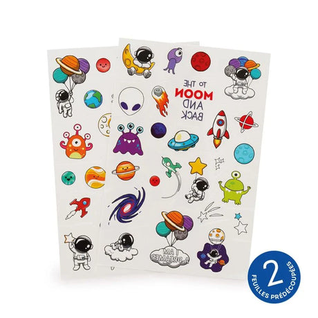 Tatouages éphémères ESPACE