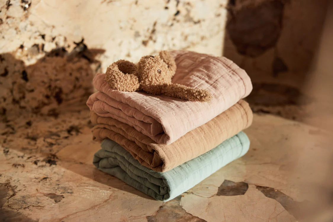 Couverture Berceau Jacquard Wild Rose