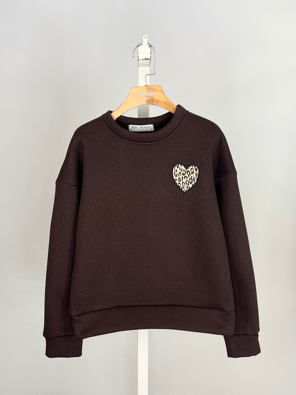 Sweat COEUR Marron