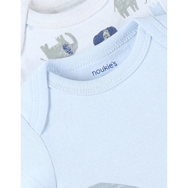 Set 2 bodys Eléphant Bleu