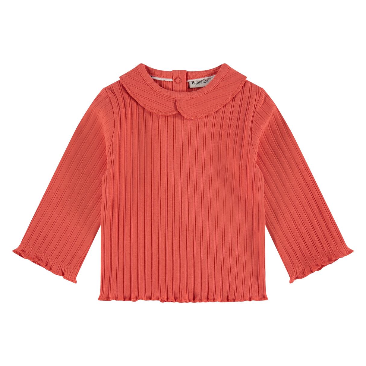 T-shirt Col Claudine Orange