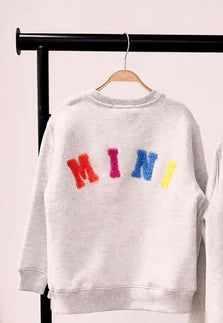 Sweat MINI gris chiné