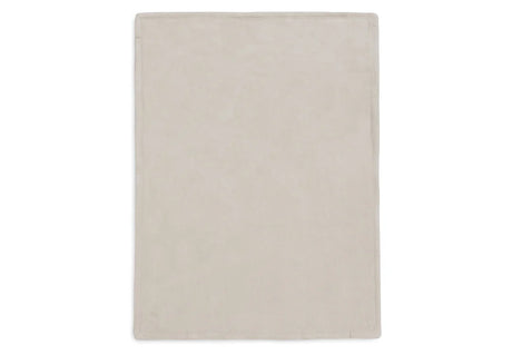Couverture Berceau 75x100cm Box Knit - Warm Sand/Velvet - GOTS