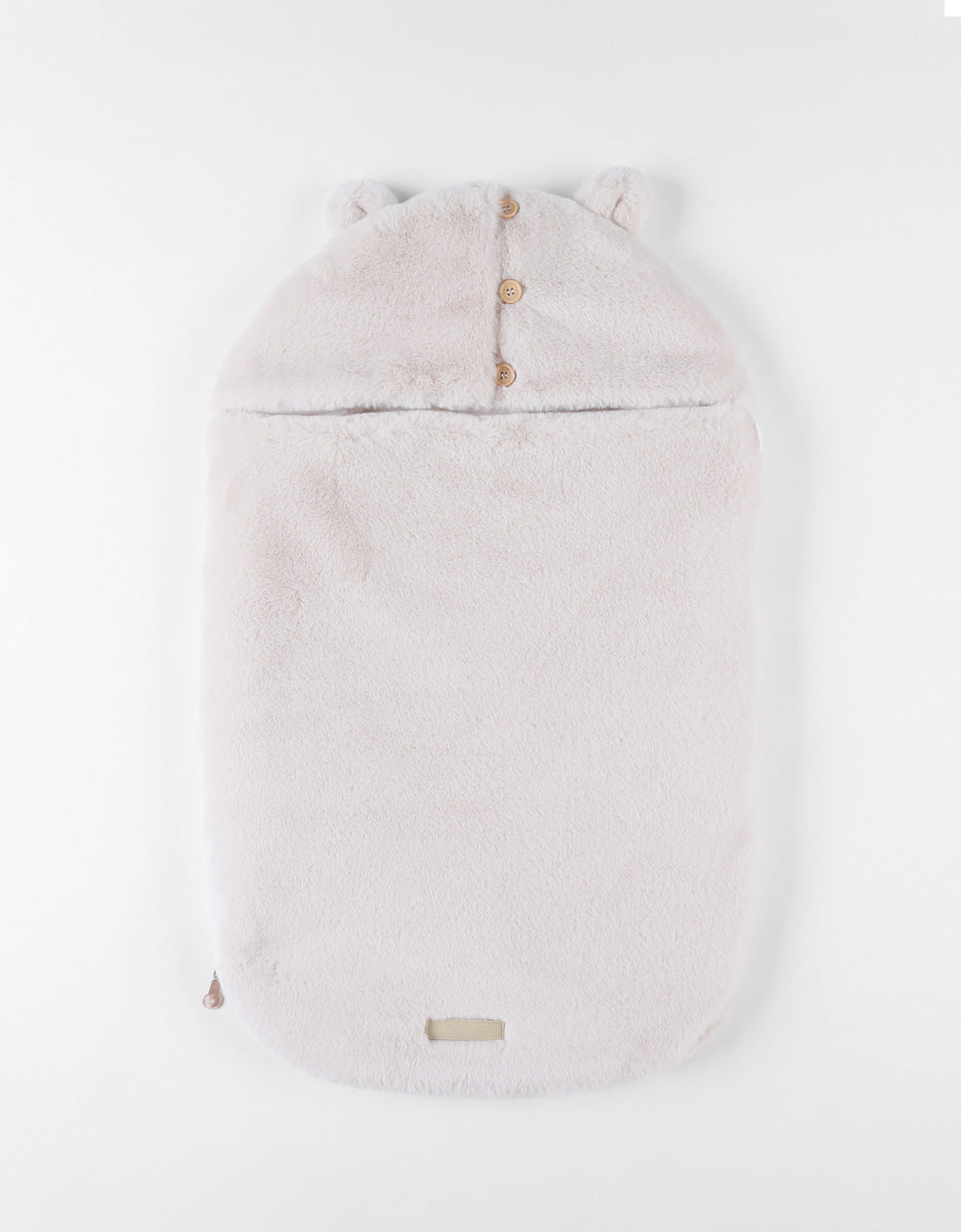 Nid D’Ange Fausse Fourrure Beige