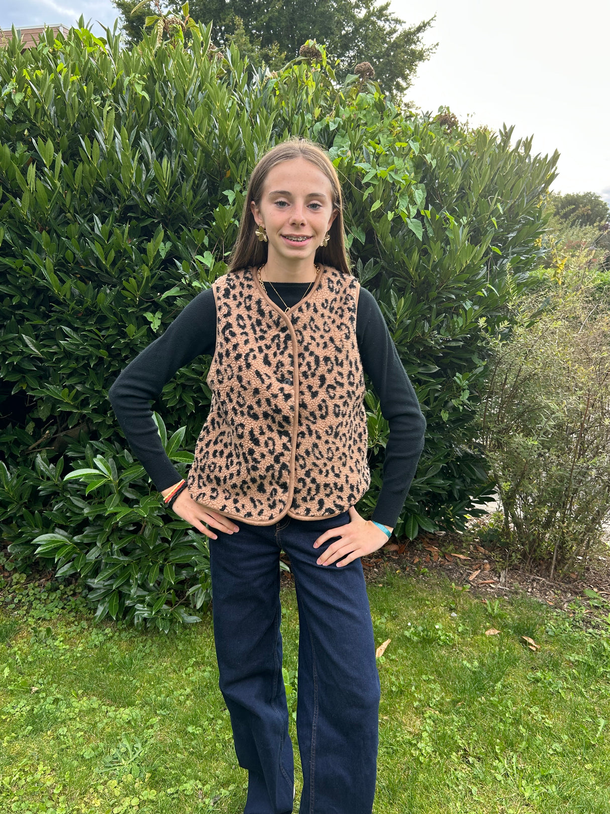 Jeans Cœur bleu foncé