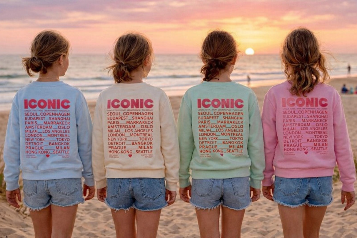 Sweat ICONIC bleu ciel