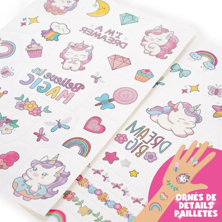 Tatouages éphémères LICORNE