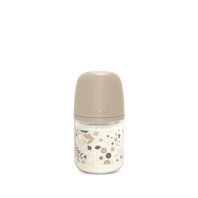 BIBERON VERRE 120ML TETINE SXPro S - WONDERLAND Beige