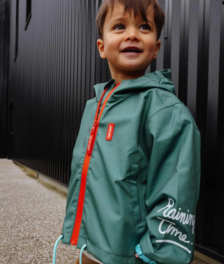 Veste Imperméable Vert