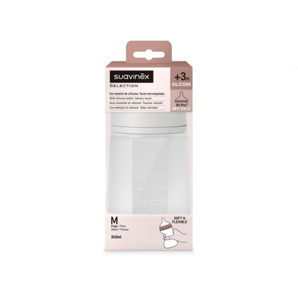 BIBERON SILICONE TRANSPARENT SXpro 250ML - Essence