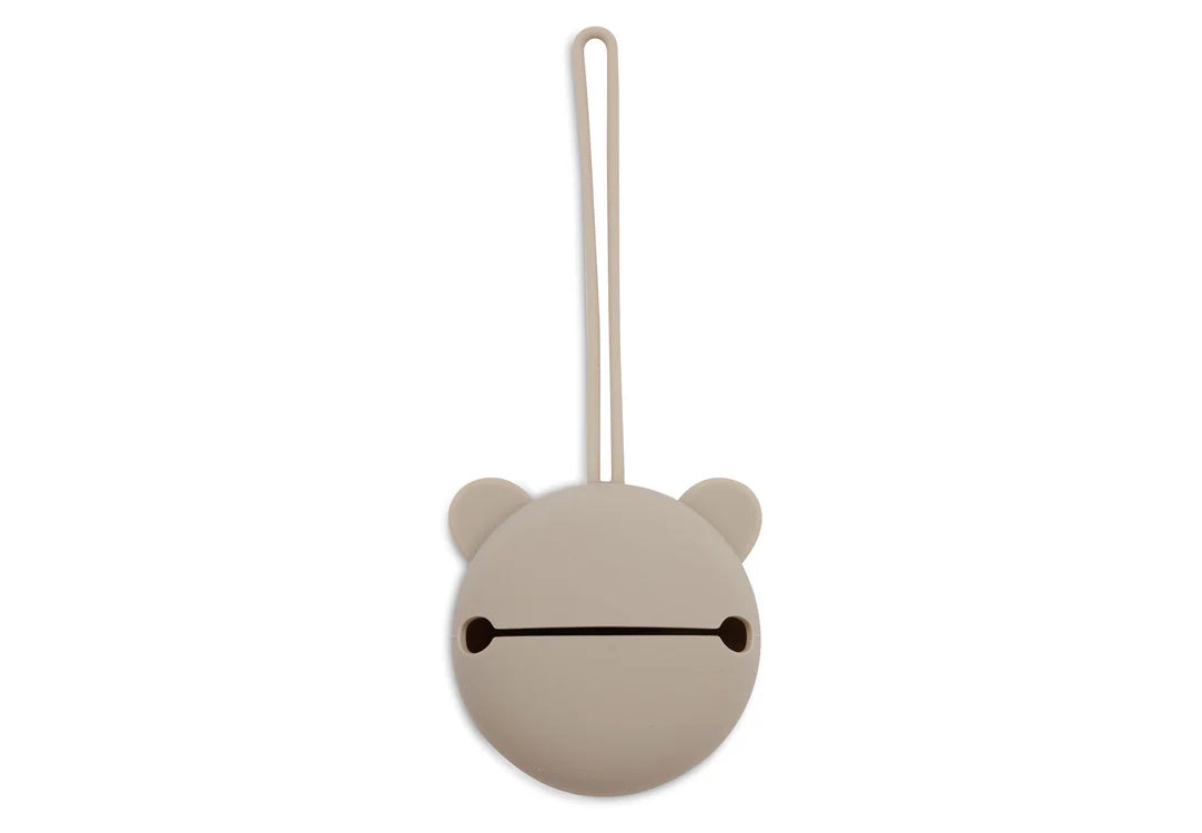 Etui à sucette en silicone - Olive green // Liste E-L