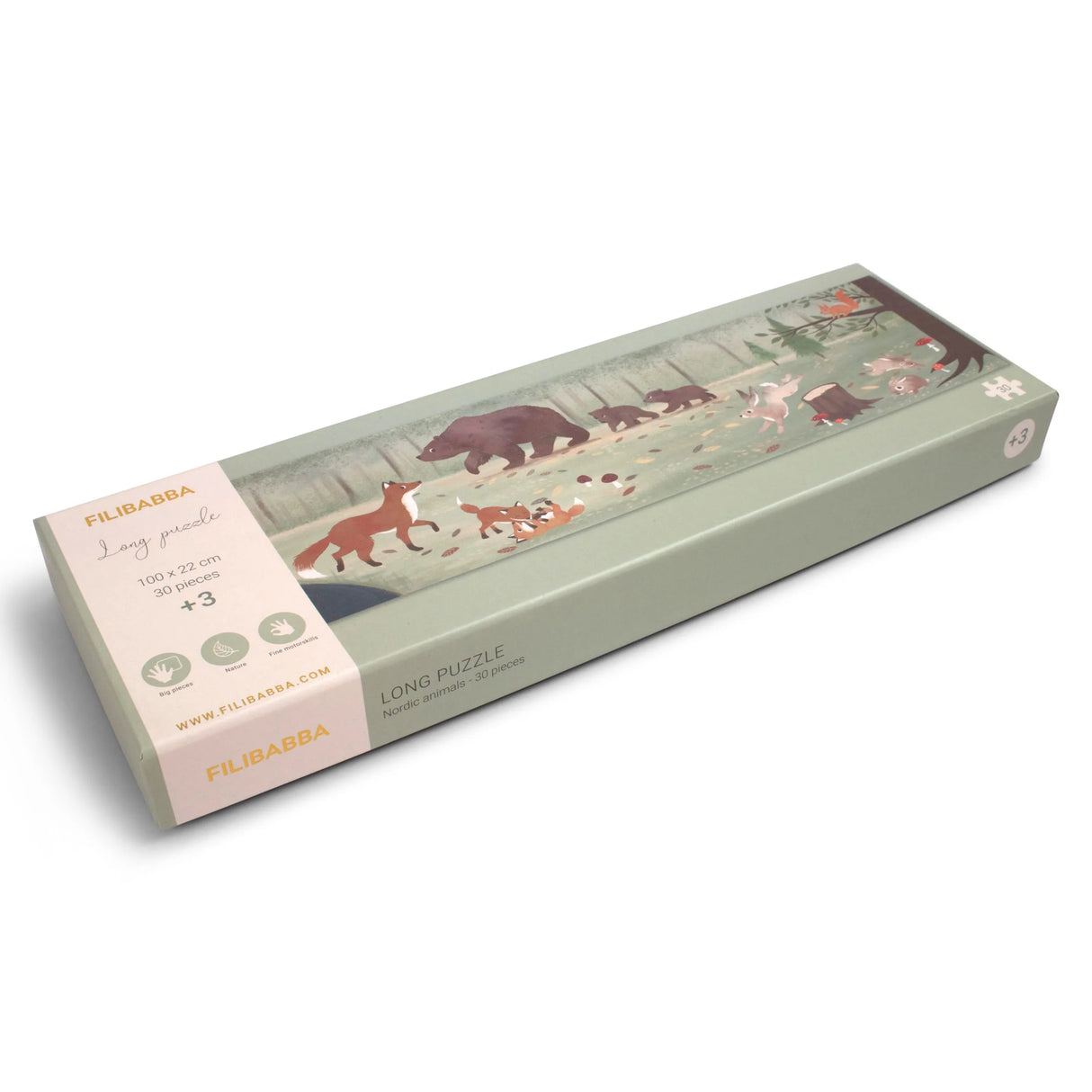 Puzzle 30 pièces (100x22cm) FORÊT