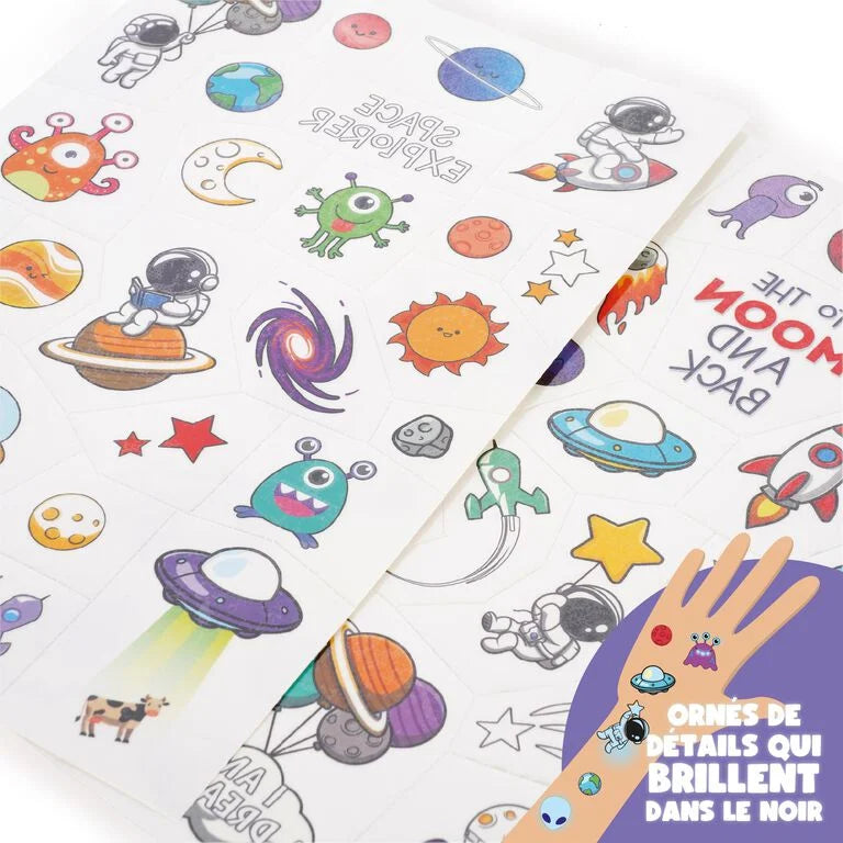 Tatouages éphémères ESPACE