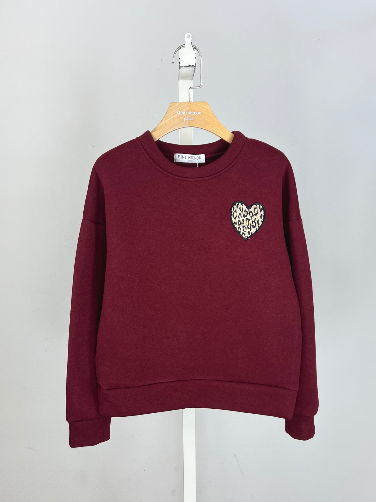Sweat COEUR Bordeaux