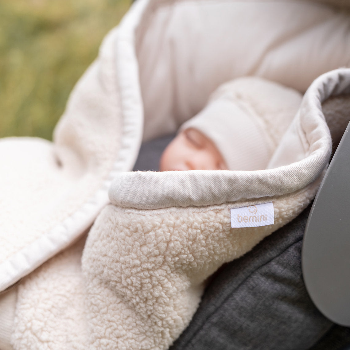 BISIDE 0-12m Pady teddy + jersey Ficelle