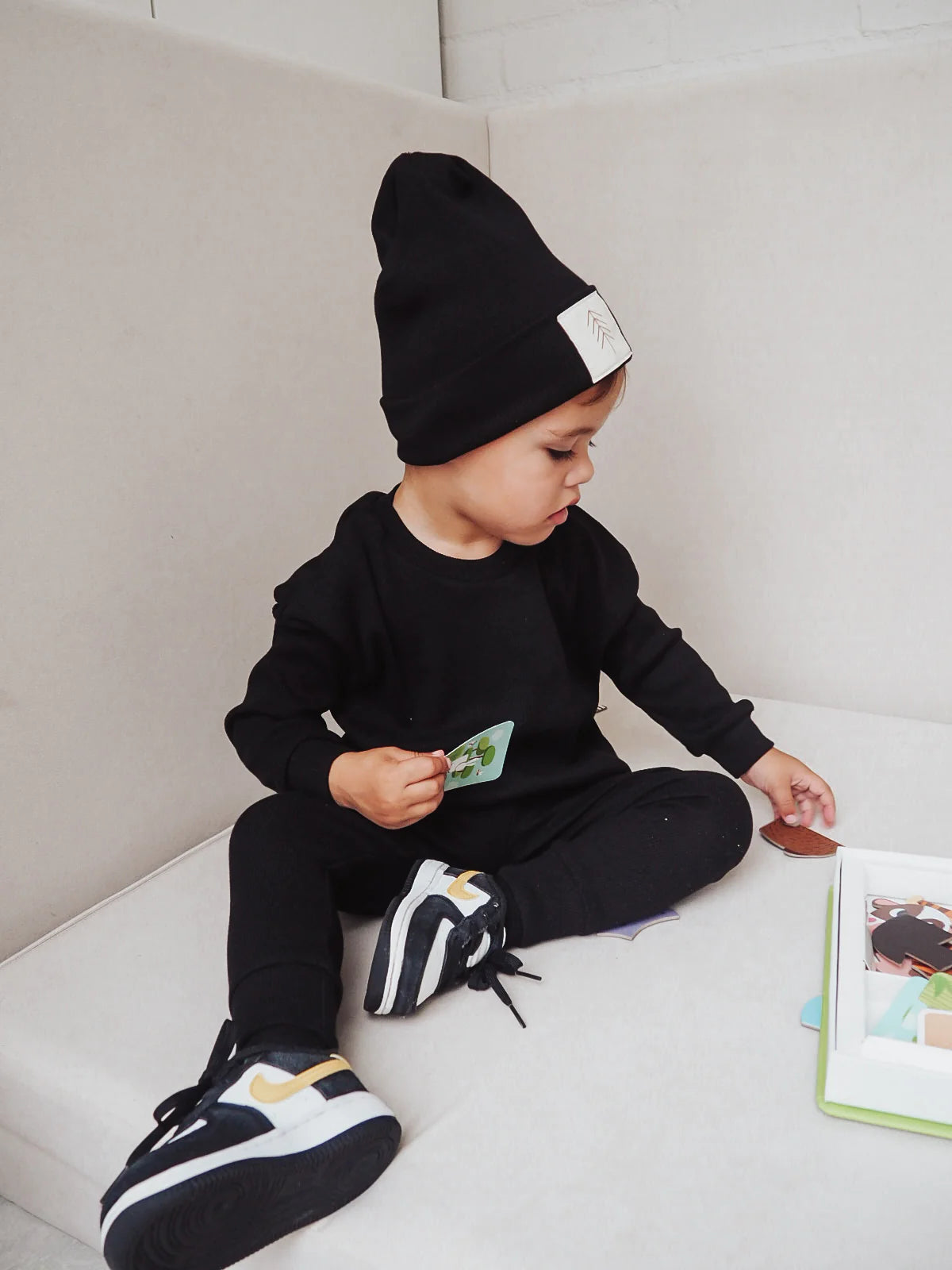 COSY Schwarzes 2-teiliges Set