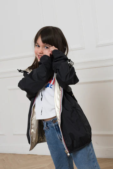 Veste Waterproof Noire/Dorée