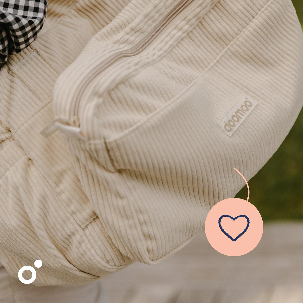 Sac à langer FLUFFY Corduroy Sand