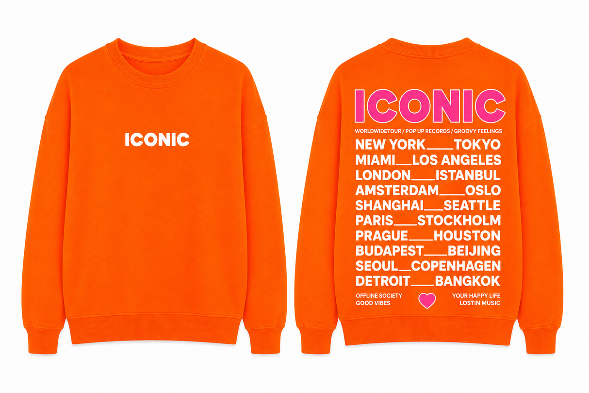 Sweat Iconic Orange Fluo