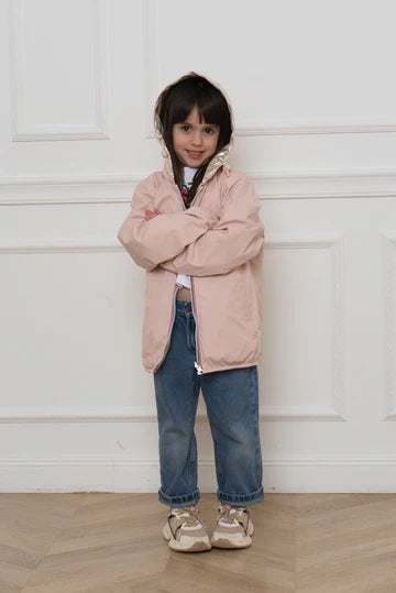 Veste Waterproof Rose/Dorée