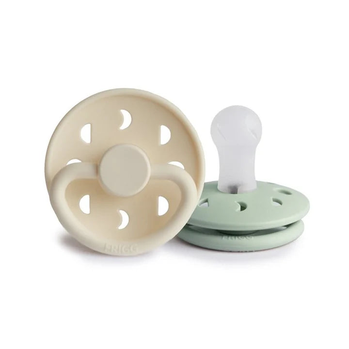 Sucette Silicone Natural (2pack) Green