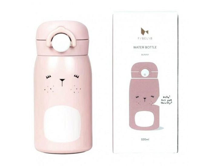 Bouteille isotherme Lapin rose