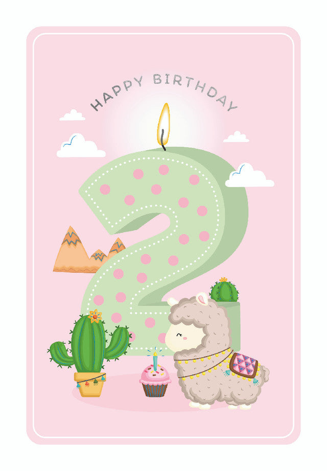Legami Carte fille 2 ans