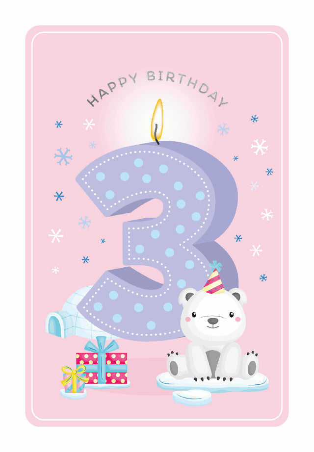 Legami Carte fille 3 ans