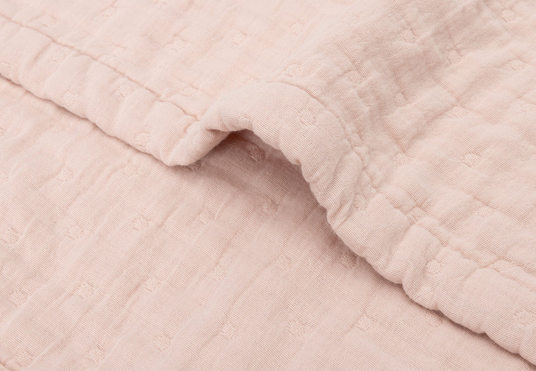 Couverture Berceau Jacquard Wild Rose